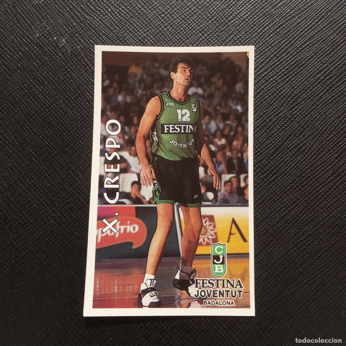 Coleccionismo deportivo: 164 X CRESPO FESTINA JOVENTUT MUNDICROMO ACB 96 97 BALONCESTO 1996 1997 - SIN PEGAR - A98 PG145