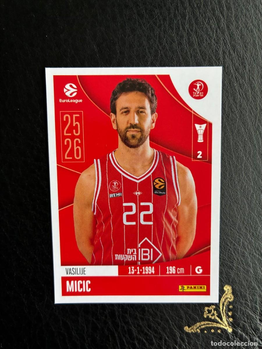 Coleccionismo deportivo: 205 MICIC HAPOEL EUROLEAGUE 25 26 2025 2026 PANINI album