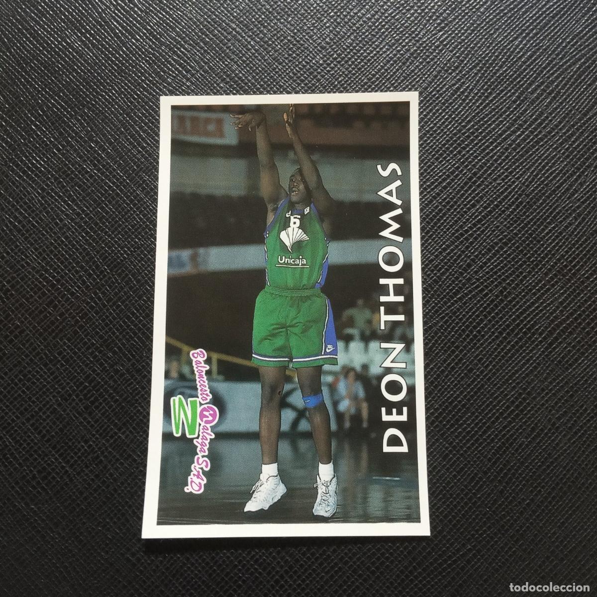 Coleccionismo deportivo: 90 DEON THOMAS MALAGA MUNDICROMO ACB 96 97 BALONCESTO 1996 1997 - SIN PEGAR - A98 PG163