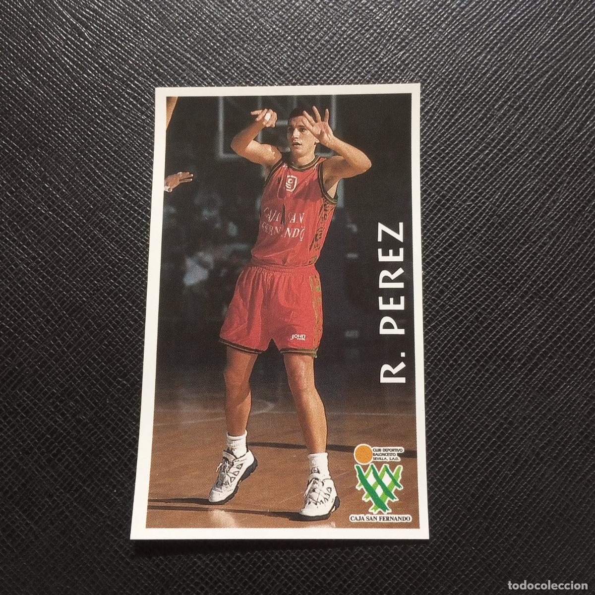 Coleccionismo deportivo: 25 R PEREZ CAJA SAN FERNANDO MUNDICROMO ACB 96 97 BALONCESTO 1996 1997 - SIN PEGAR - A98 PG172