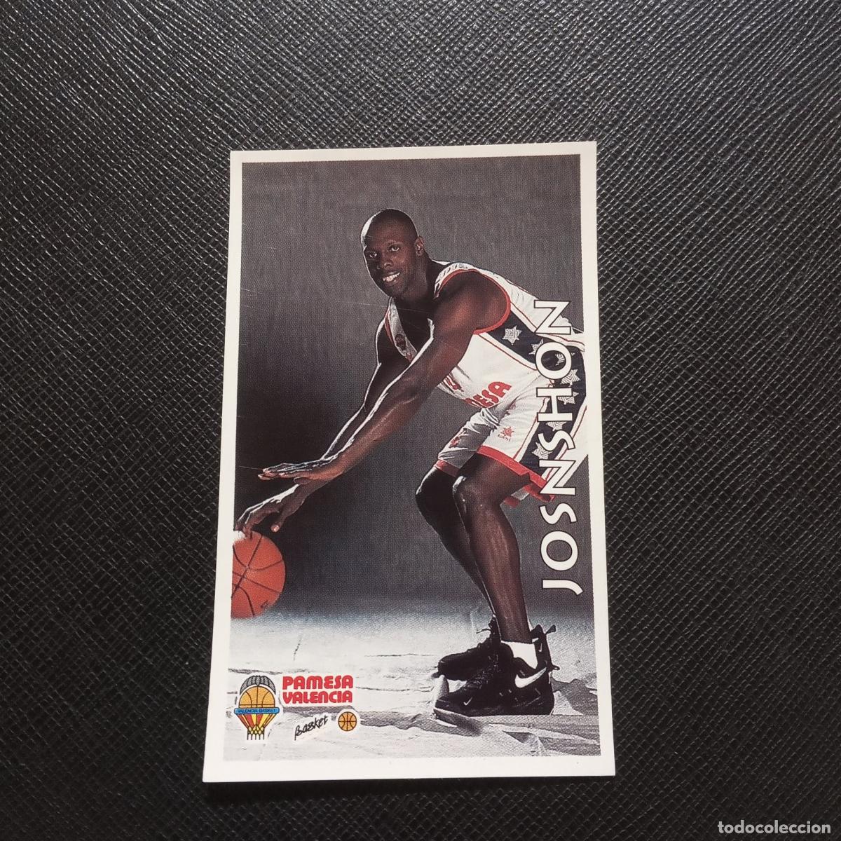 Coleccionismo deportivo: 263 JOSNSHON PAMESA VALENCIA MUNDICROMO ACB 96 97 BALONCESTO 1996 1997 - SIN PEGAR - A98 PG172