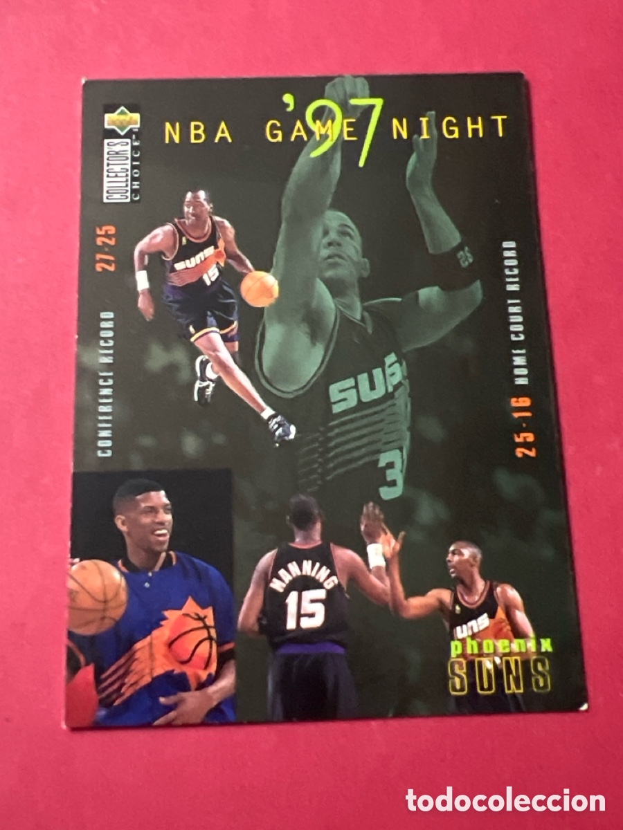 Coleccionismo deportivo: C779. 1997-98 Collector's Choice #176 Phoenix Suns Game Night Jason Kidd NBA