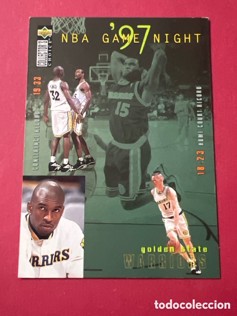 Coleccionismo deportivo: C789. 1997 UPPER DECK NBA GAME NIGHT 164-GOLDEN STATE WARRIORS