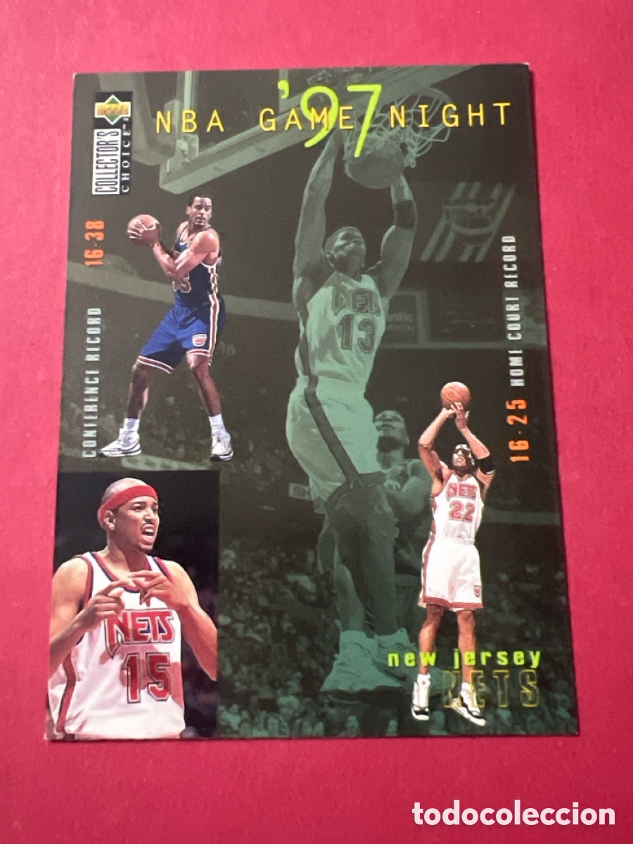 Coleccionismo deportivo: C791. 1997 Upper Deck NBA Game Night New Jersey Nets #172 Kendall Gill
