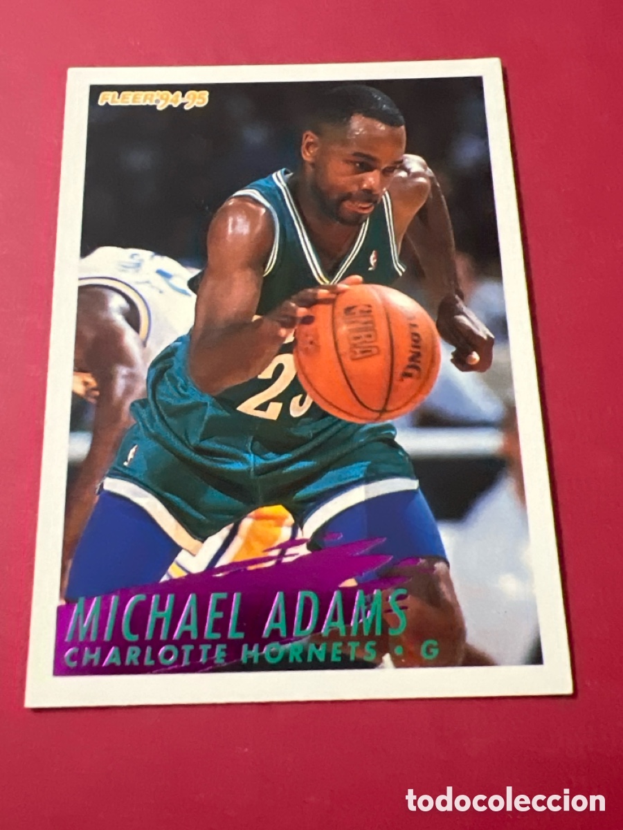 Coleccionismo deportivo: C797. Fleer Basketball 1994/95 #253 Michael Adams Charlotte Hornets NBA Card