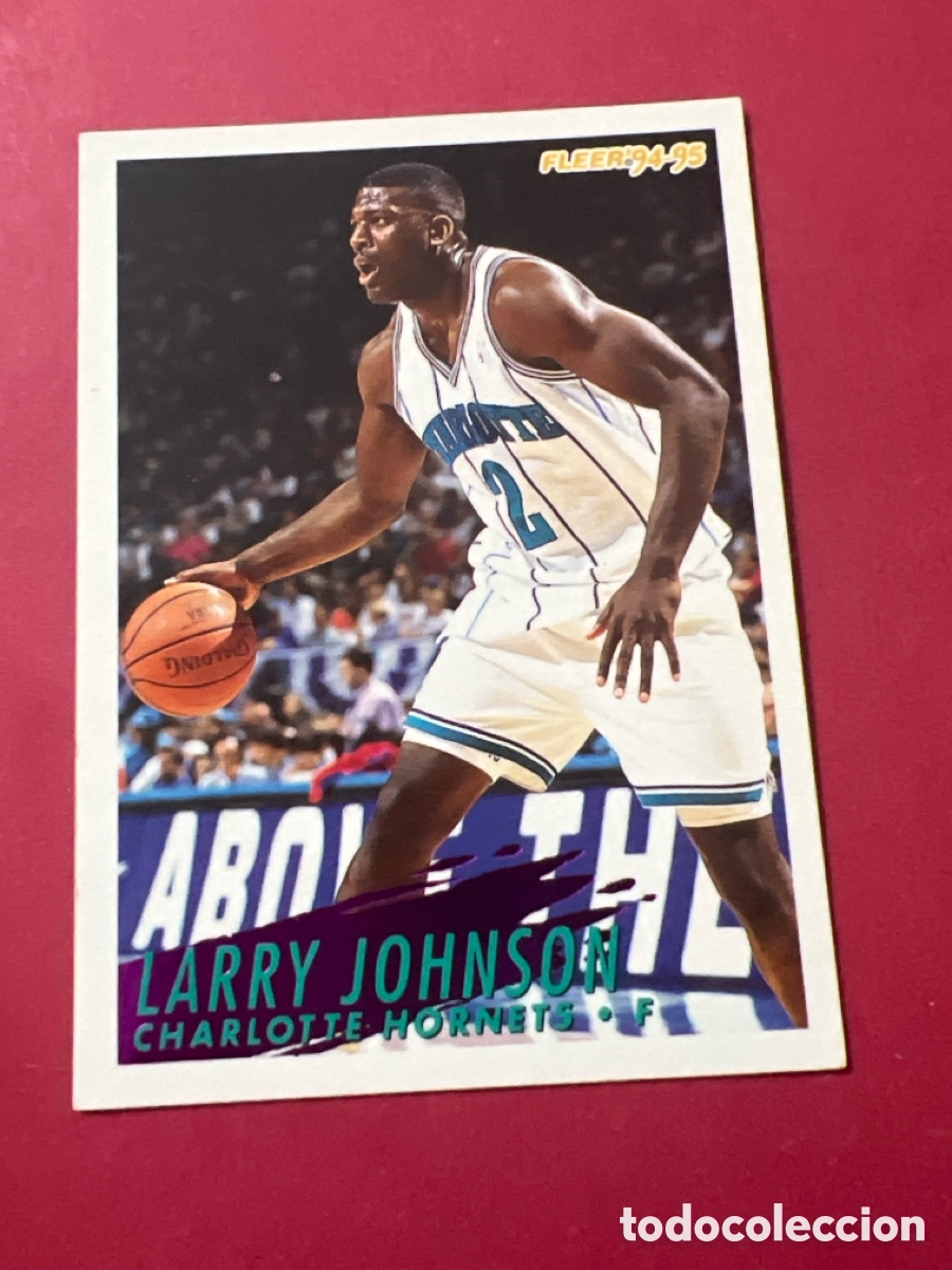 Coleccionismo deportivo: C801. FLEER 94-95 BALONCESTO BASKET LARRY JOHNSON CHARLOTTE HORNETS