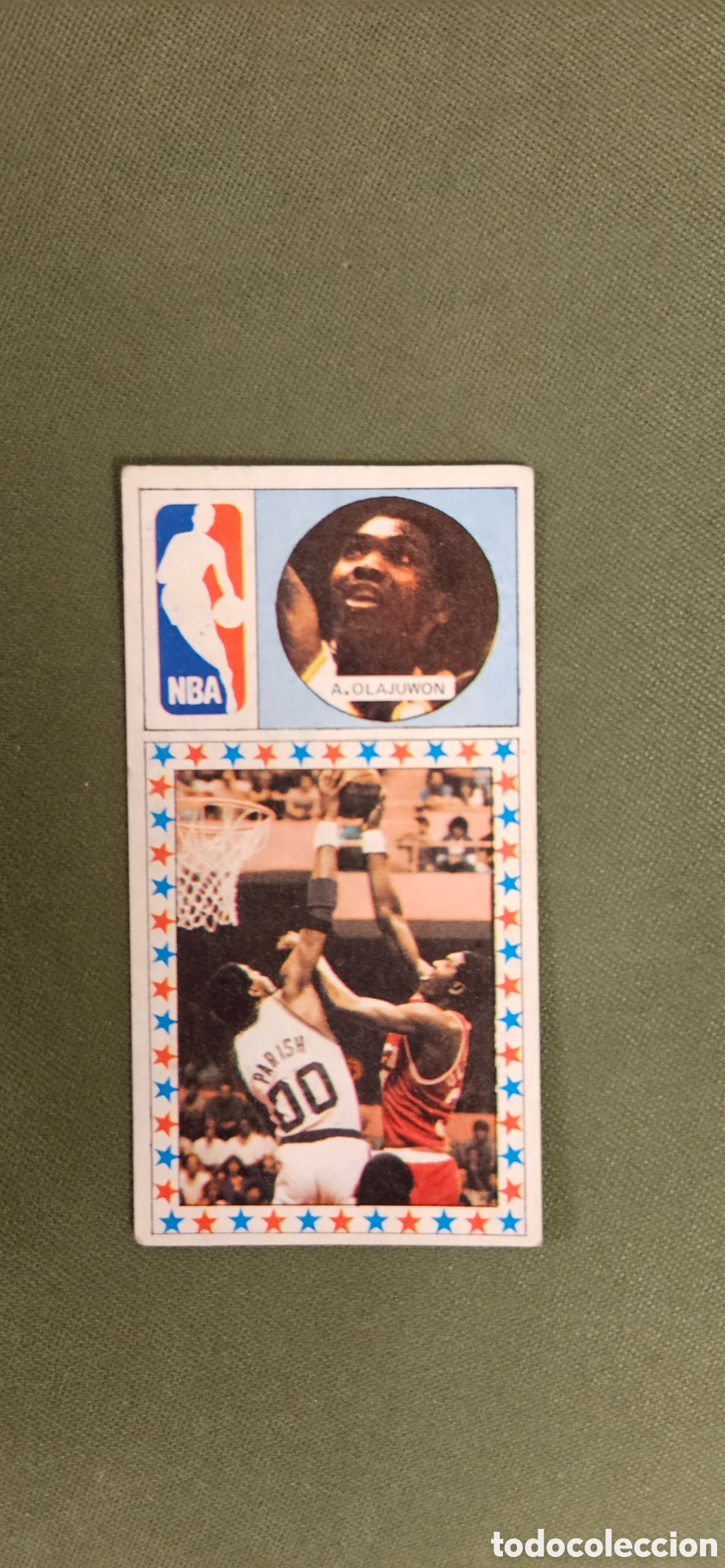 Coleccionismo deportivo: Cromo Olajuwon 173 Merchante