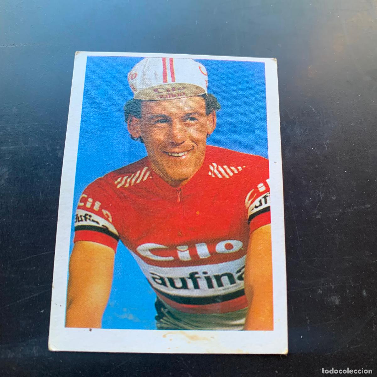 Colecionismo desportivo: Cromo del album trideporte 85 ciclista n&ordm; 162 erich maechler