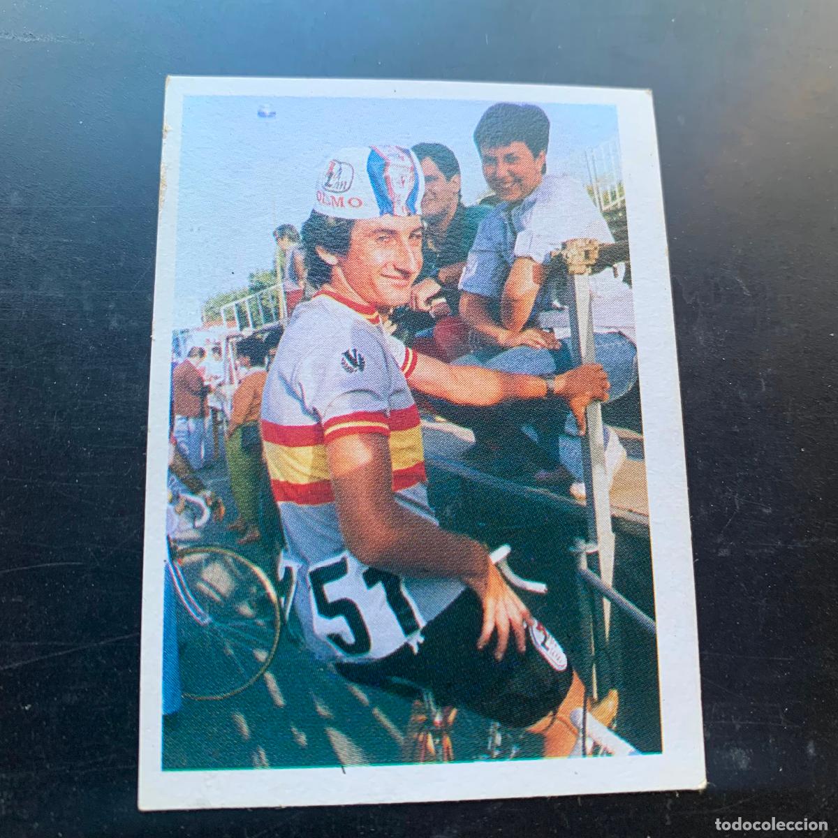 Colecionismo desportivo: Cromo del album trideporte 85 ciclista n&ordm; 160 marino lejarreta