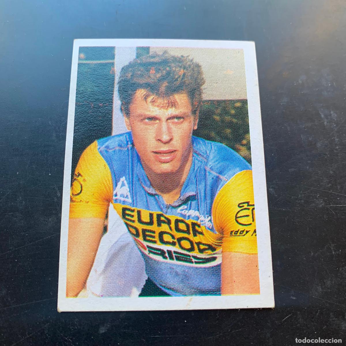 Colecionismo desportivo: Cromo del album trideporte 85 ciclista n&ordm; 159 frank hoste