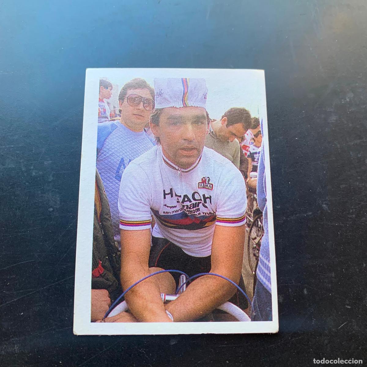 Colecionismo desportivo: Cromo del album trideporte 85 ciclista n&ordm; 155 claude criquielion