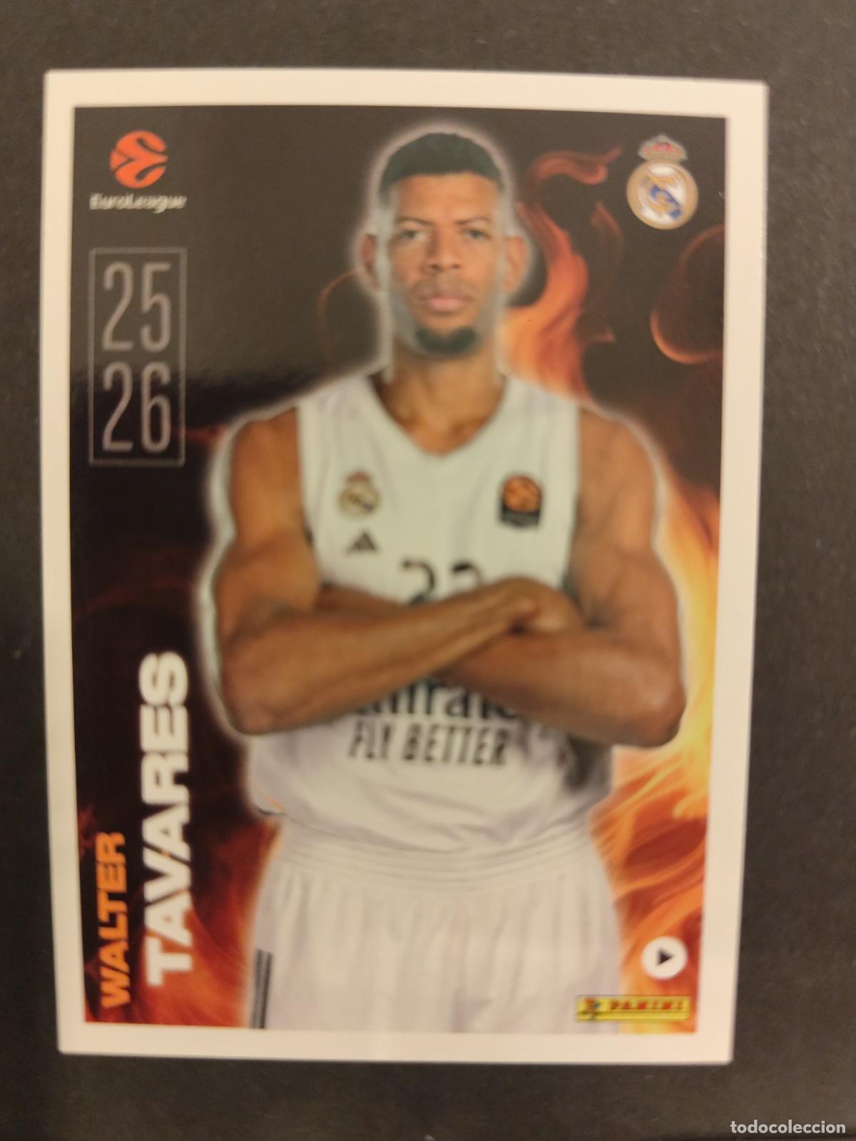 Coleccionismo deportivo: 20 WALTER TAVARES REAL MADRID KEY PLAYERS EUROLEAGUE 2025 2026 25 26 BALONCESTO