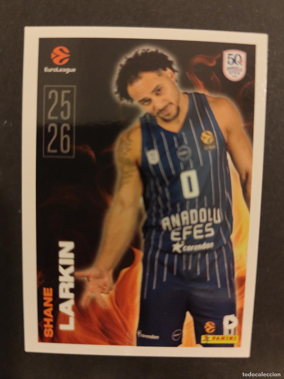 Coleccionismo deportivo: 4 SHANE LARKIN ANADOLU EFES PILSEN KEY PLAYERS EUROLEAGUE 2025 2026 25 26 BALONCESTO