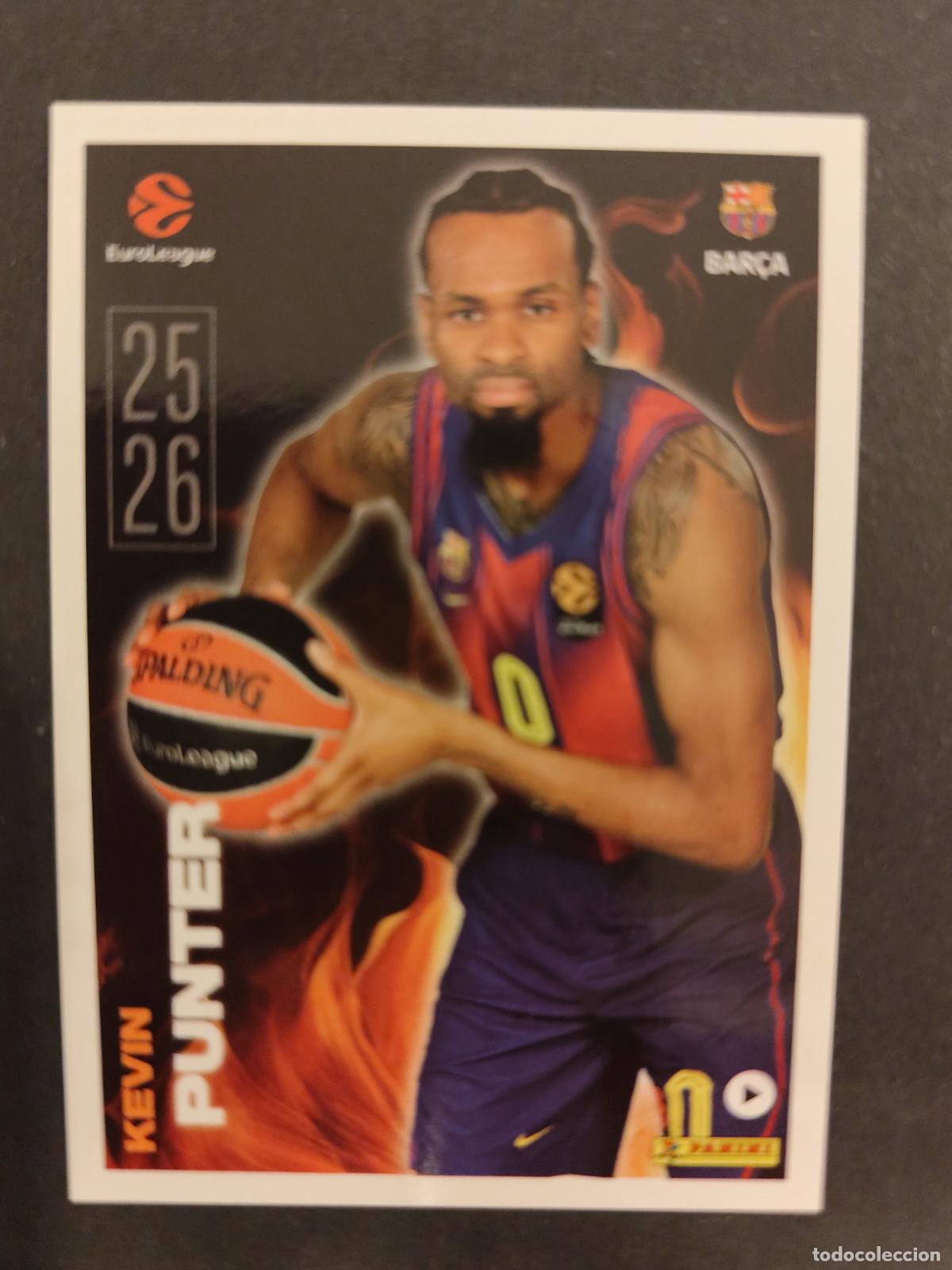 Coleccionismo deportivo: 10 KEVIN PUNTER BARCELONA BAR&Ccedil;A KEY PLAYERS EUROLEAGUE 2025 2026 25 26 BALONCESTO