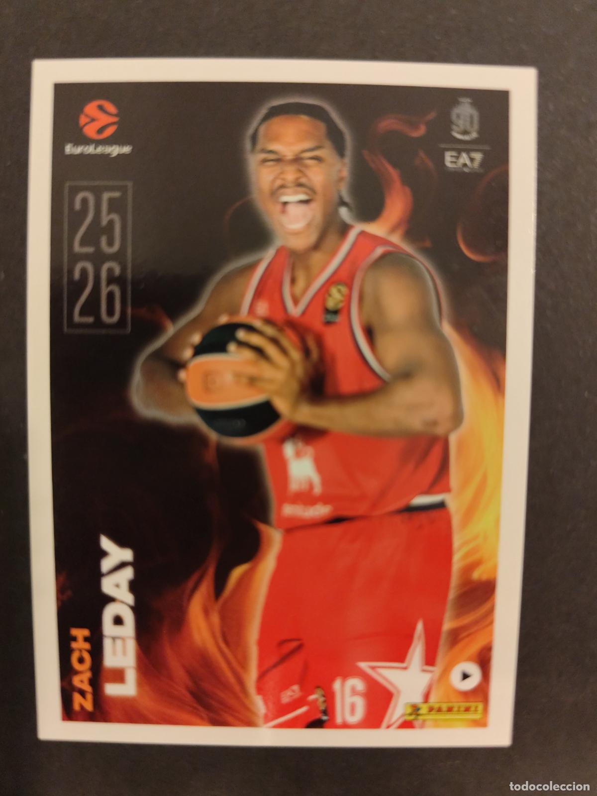 Coleccionismo deportivo: 9 ZACH LEDAY OLIMPIA MILANO KEY PLAYERS EUROLEAGUE 2025 2026 25 26 BALONCESTO