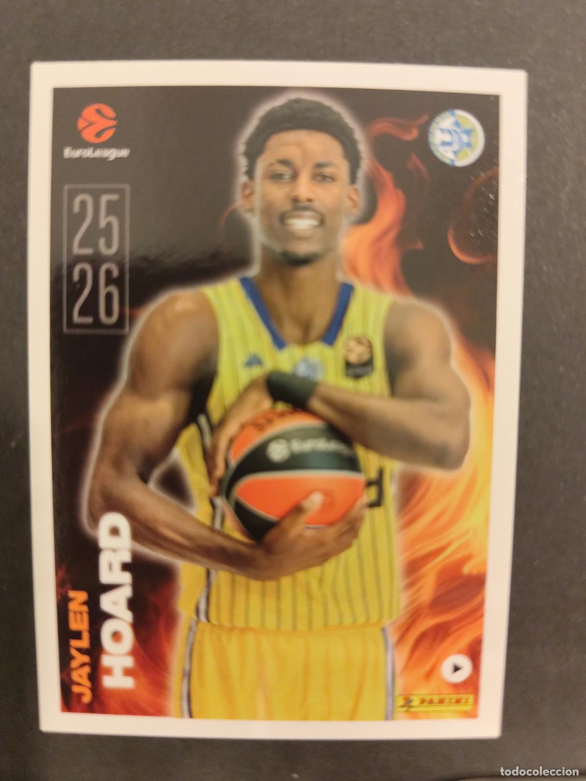 Coleccionismo deportivo: 15 JAYLEN HOARD MACCABI TEL AVIV KEY PLAYERS EUROLEAGUE 2025 2026 25 26 BALONCESTO