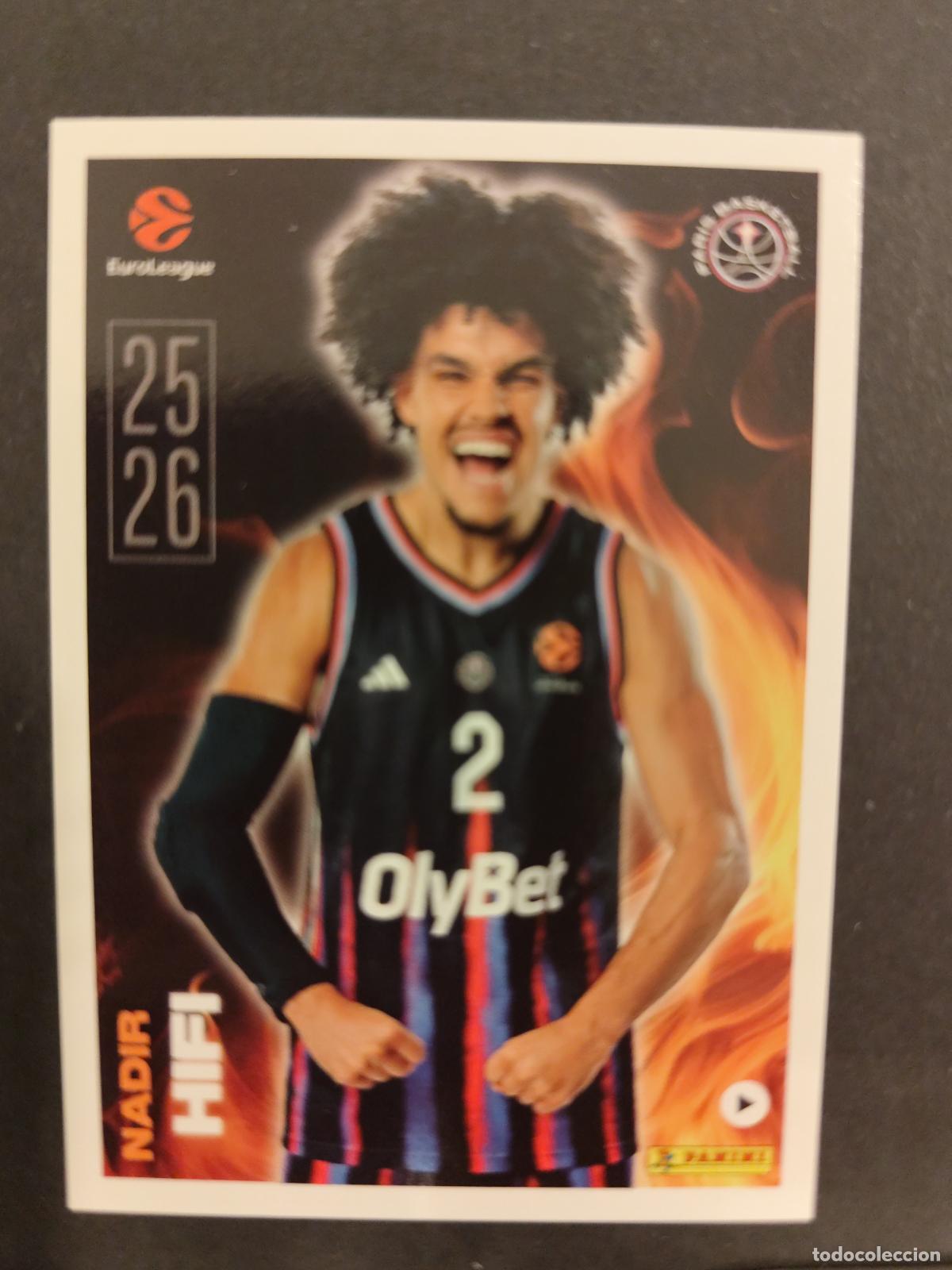 Coleccionismo deportivo: 18 NADIR HIFI PARIS BASKETBALL KEY PLAYERS EUROLEAGUE 2025 2026 25 26 BALONCESTO