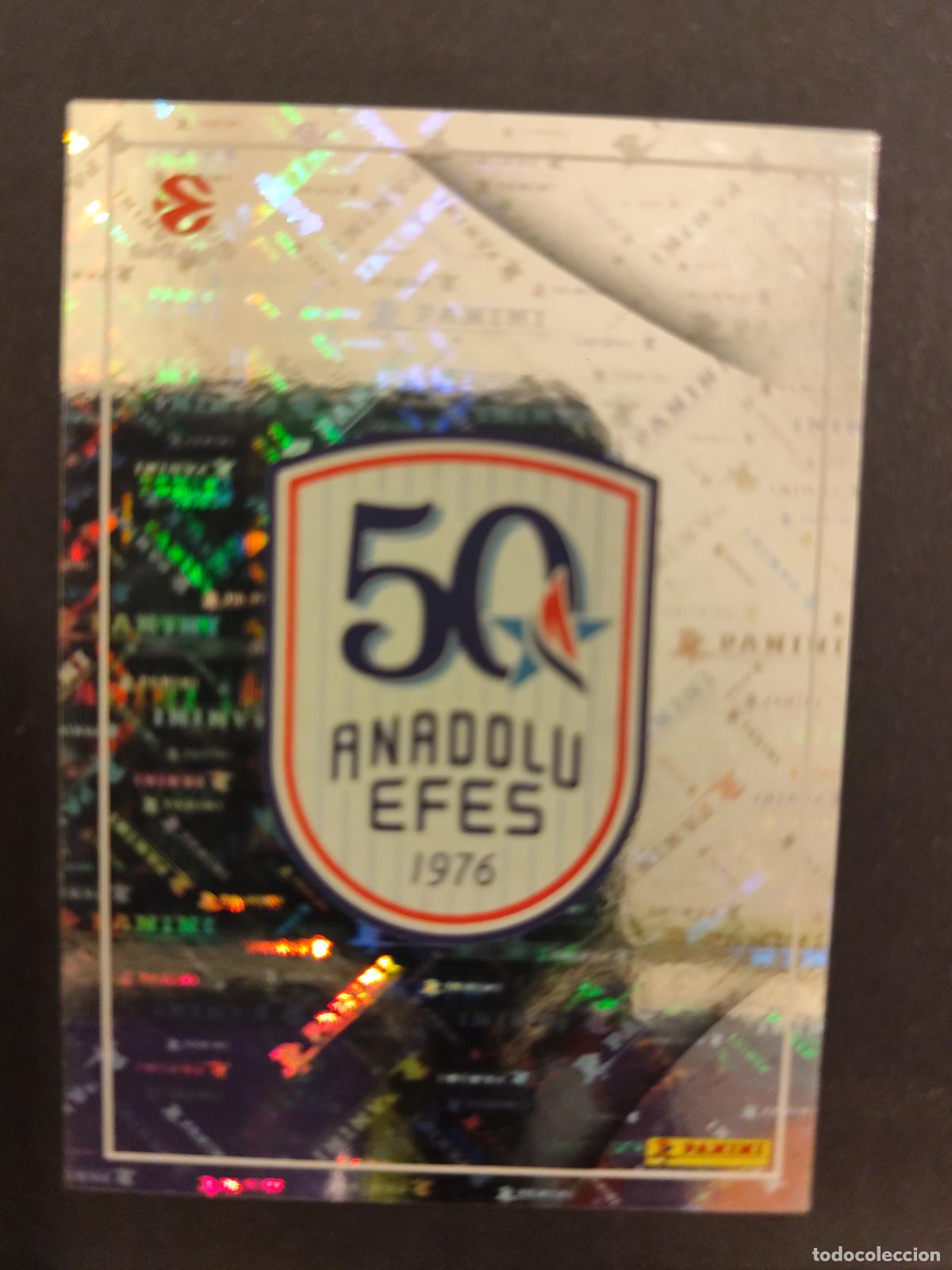 Coleccionismo deportivo: 44 TEAM LOGO ANADOLU EFES PILSEN ESCUDO EUROLEAGUE 2025 2026 25 26 BALONCESTO
