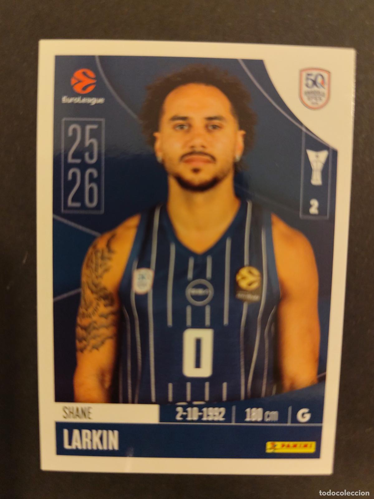 Coleccionismo deportivo: 46 SHANE LARKIN ANADOLU EFES PILSEN EUROLEAGUE 2025 2026 25 26 BALONCESTO