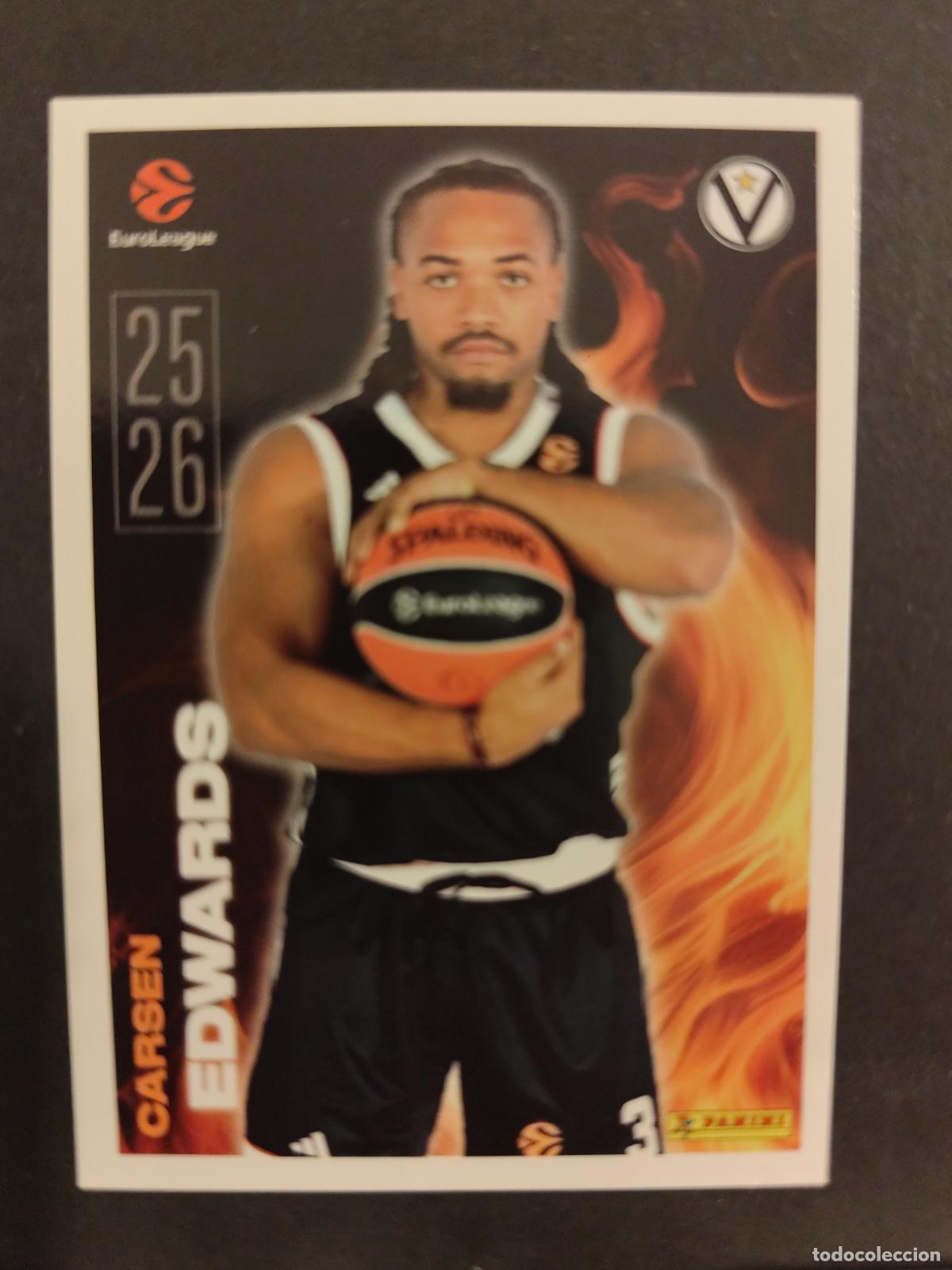 Coleccionismo deportivo: 22 CARSEN EDWARDS VIRTUS BOLOGNA KEY PLAYERS EUROLEAGUE 2025 2026 25 26 BALONCESTO