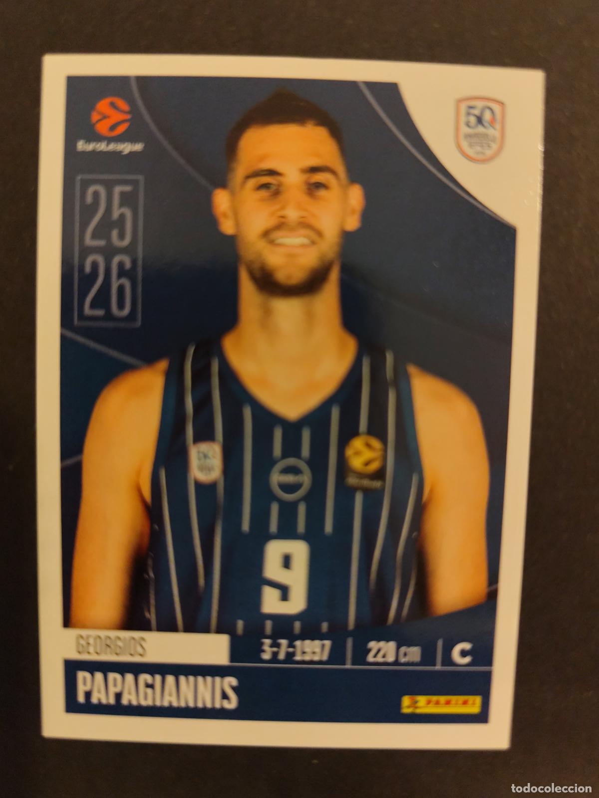 Coleccionismo deportivo: 57 GEORGIOS PAPAGIANNIS ANADOLU EFES PILSEN EUROLEAGUE 2025 2026 25 26 BALONCESTO