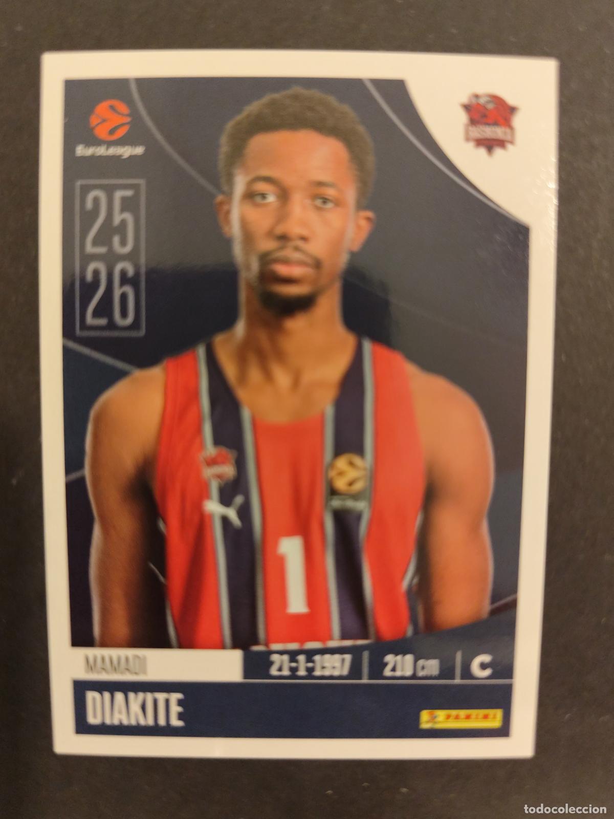 Coleccionismo deportivo: 92 MAMADI DIAKITE BASKONIA EUROLEAGUE 2025 2026 25 26 BALONCESTO