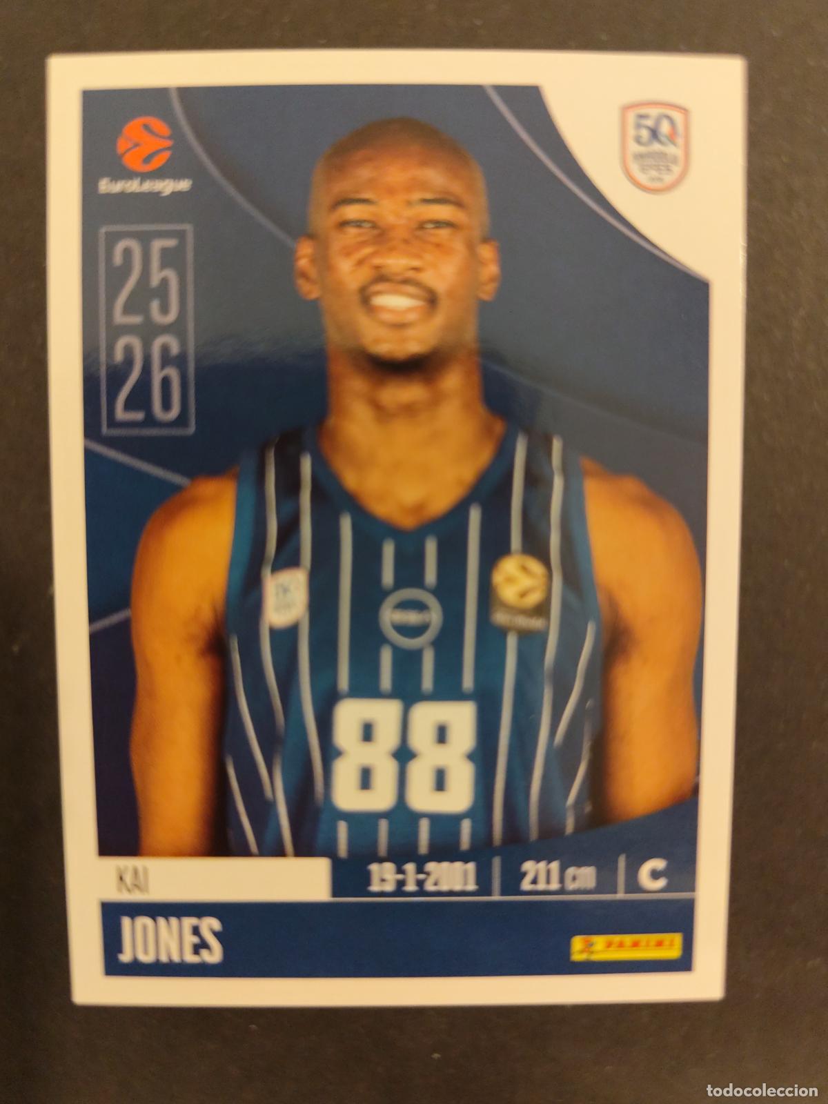 Sammelleidenschaft Sport: 60 KAI JONES ANADOLU EFES PILSEN EUROLEAGUE 2025 2026 25 26 BALONCESTO