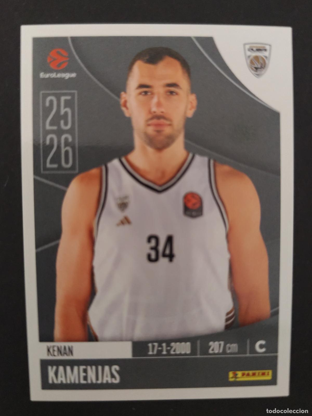 Sports collectibles: 128 KENAN KAMENJAS DUBAI BASKETBALL EUROLEAGUE 2025 2026 25 26 BALONCESTO