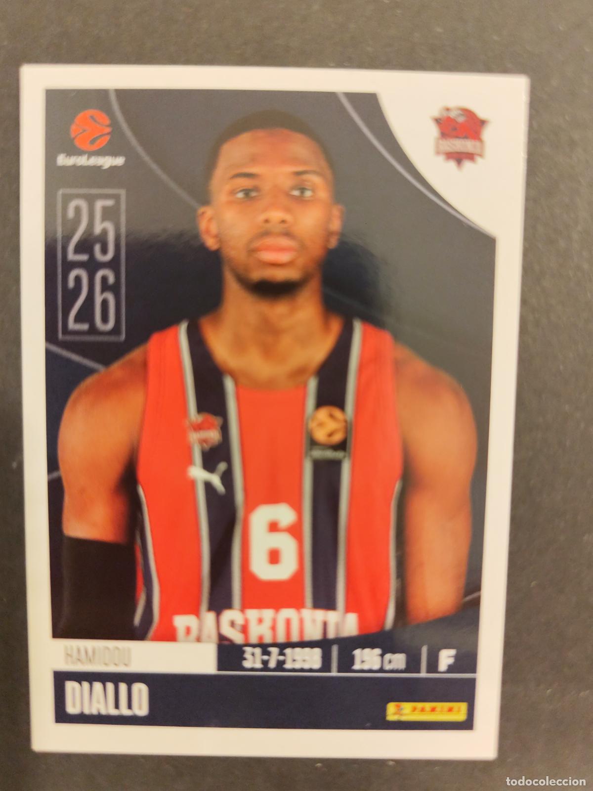 Sports collectibles: 86 HAMIDOU DIALLO BASKONIA EUROLEAGUE 2025 2026 25 26 BALONCESTO