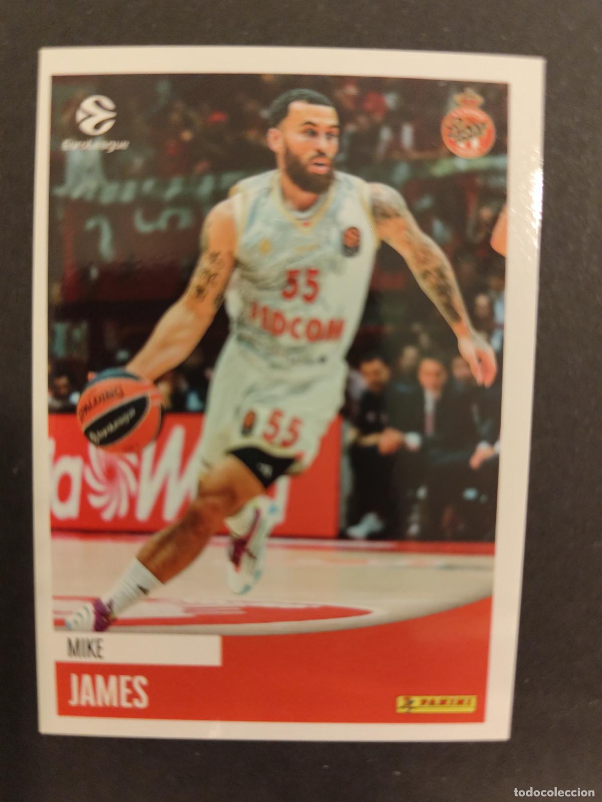 Sports collectibles: 76 MIKE JAMES AS MONACO EUROLEAGUE 2025 2026 25 26 BALONCESTO