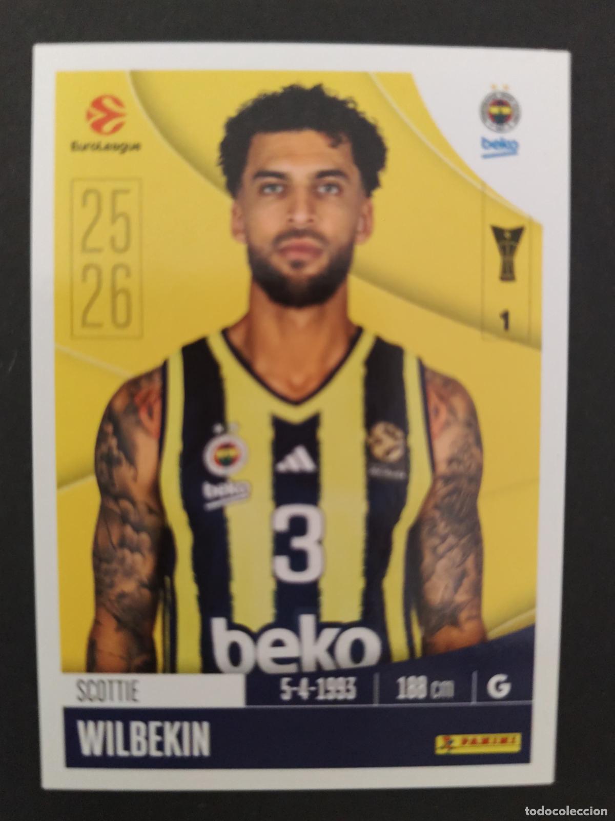 Sports collectibles: 183 SCOTTIE WILBEKIN FENERBAH&Ccedil;E EUROLEAGUE 2025 2026 25 26 BALONCESTO