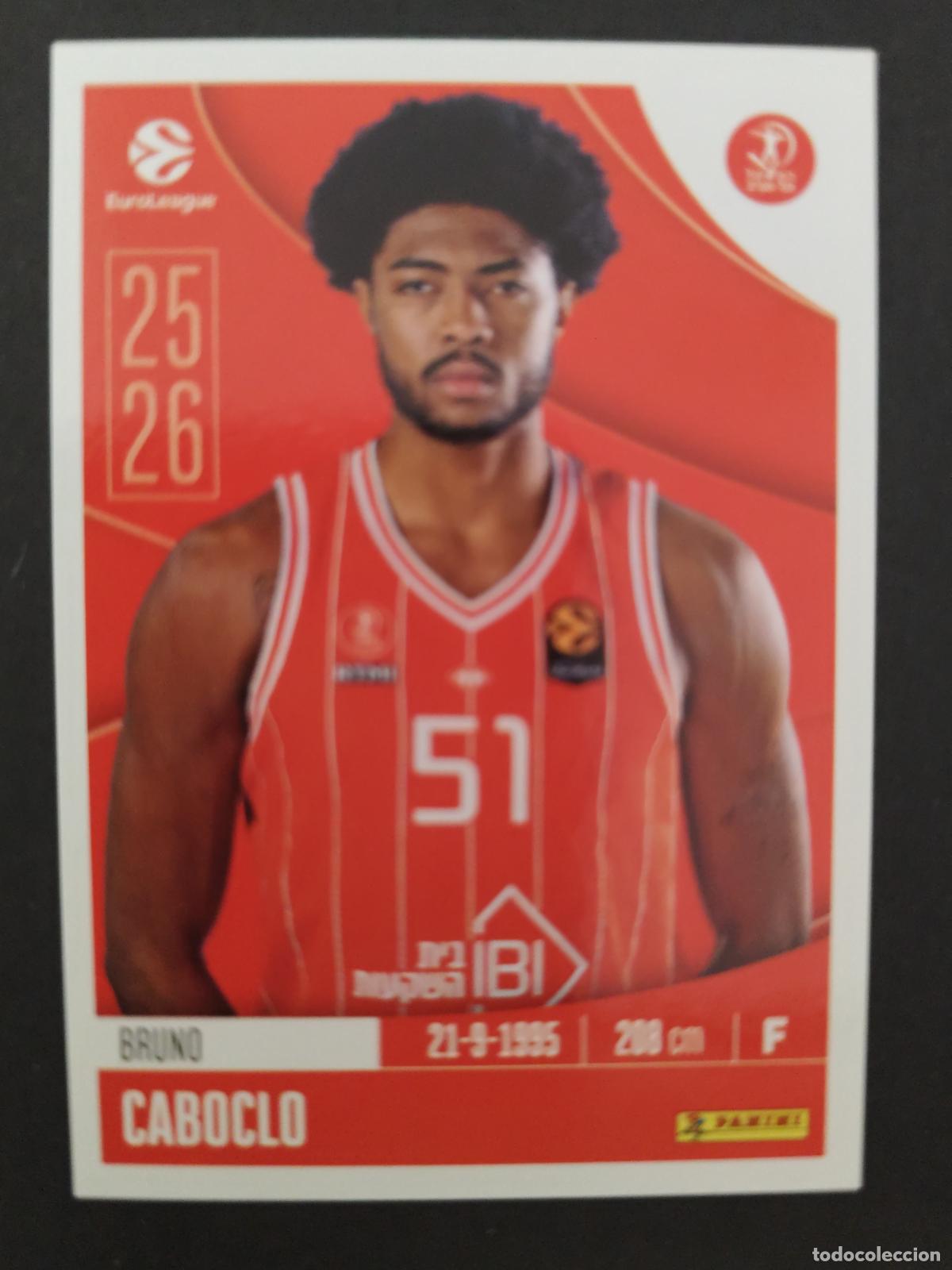 Sports collectibles: 210 BRUNO CABOCLO HAPOEL TEL AVIV EUROLEAGUE 2025 2026 25 26 BALONCESTO