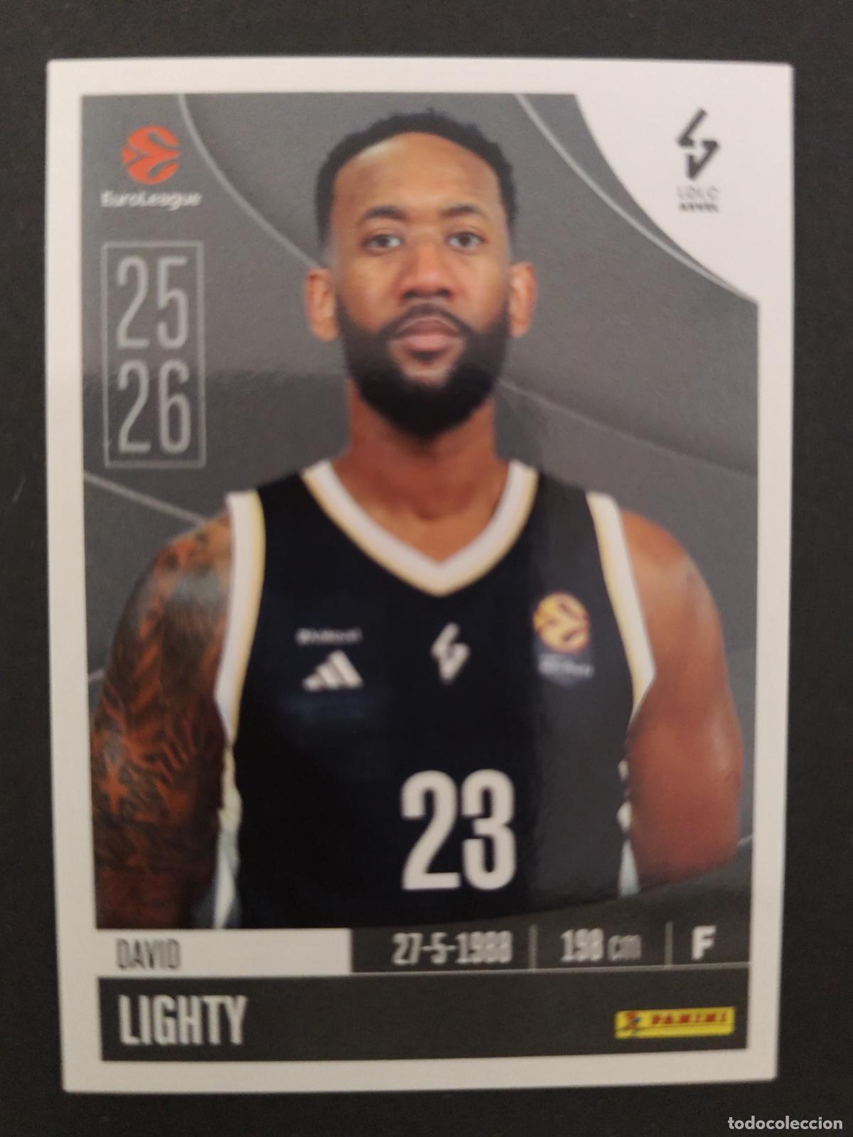 Sports collectibles: 225 DAVID LIGHTY ASVEL VILLEURBANNE EUROLEAGUE 2025 2026 25 26 BALONCESTO