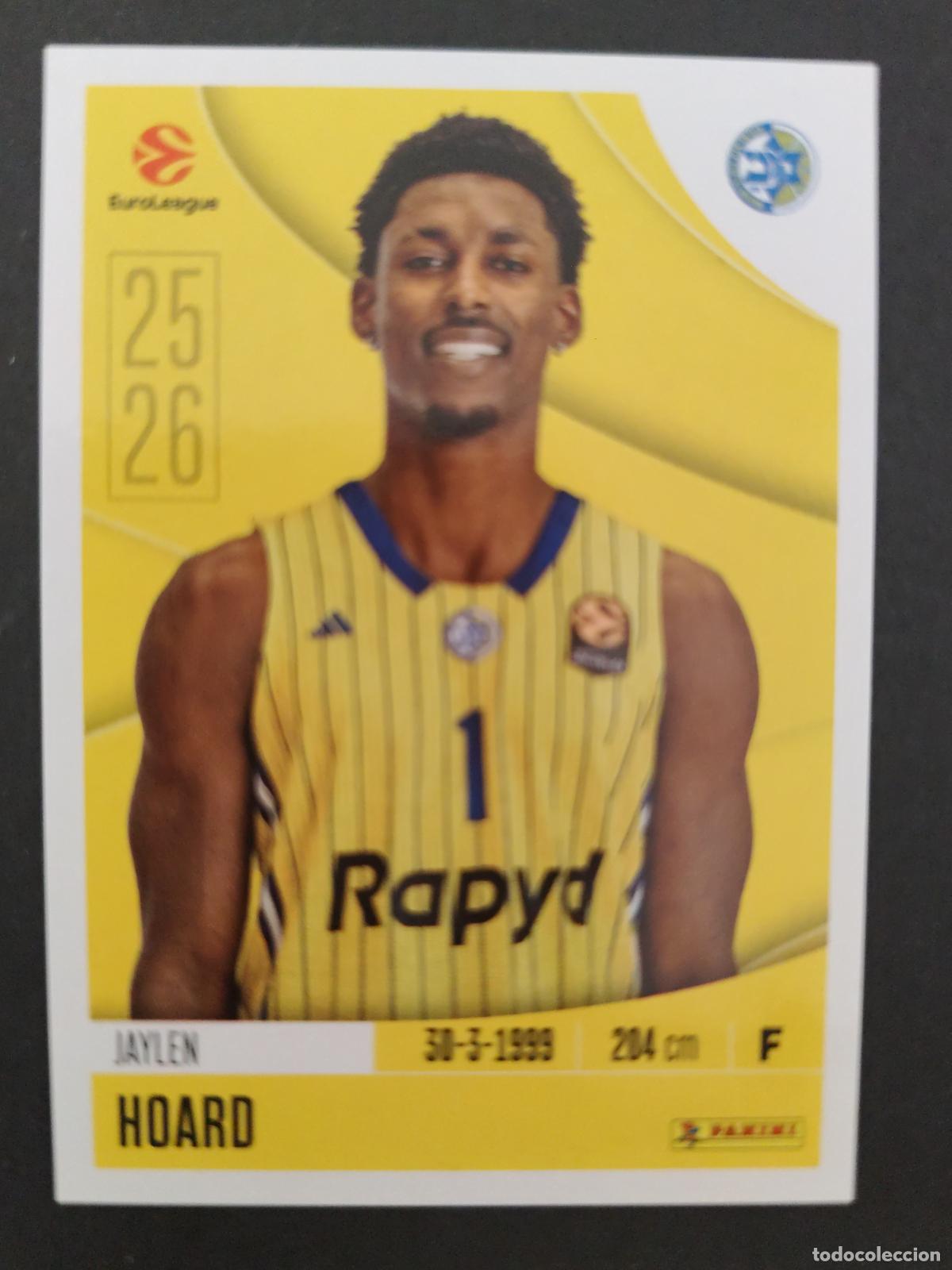 Sammelleidenschaft Sport: 239 JAYLEN HOARD MACCABI TEL AVIV EUROLEAGUE 2025 2026 25 26 BALONCESTO