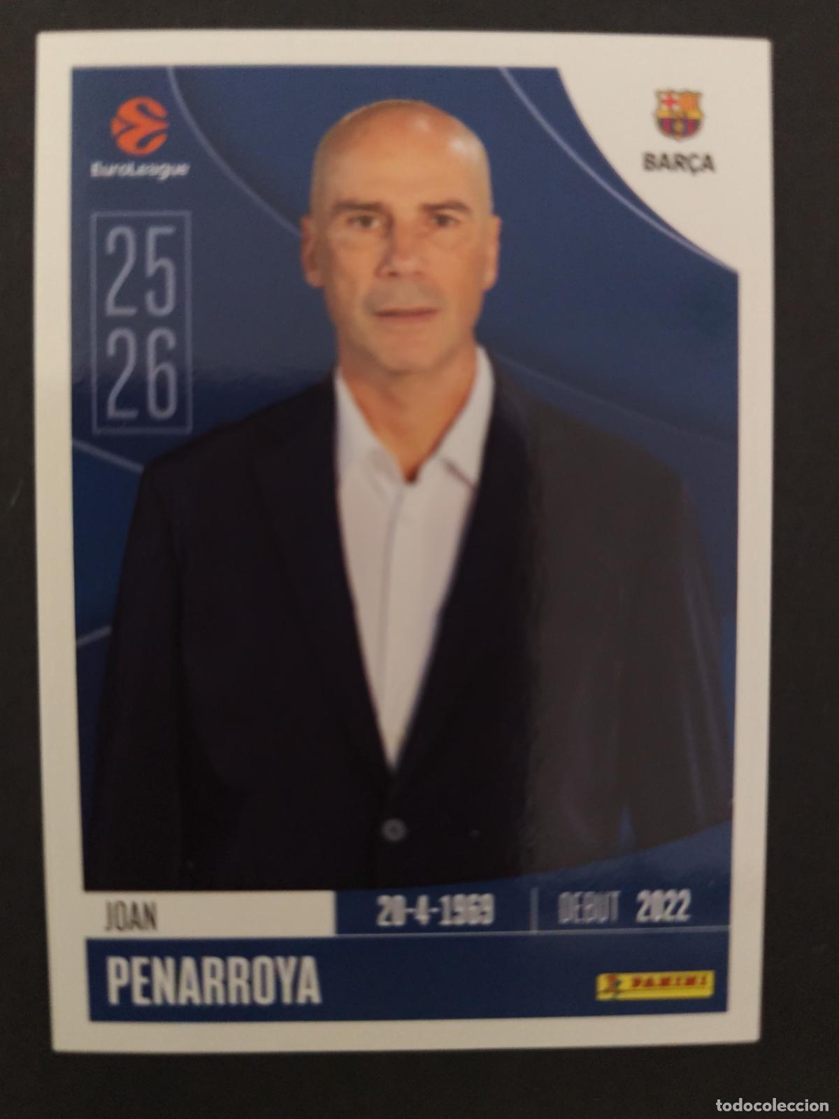 Sammelleidenschaft Sport: 147 JOAN PE&Ntilde;ARROYA BARCELONA BAR&Ccedil;A EUROLEAGUE 2025 2026 25 26 BALONCESTO