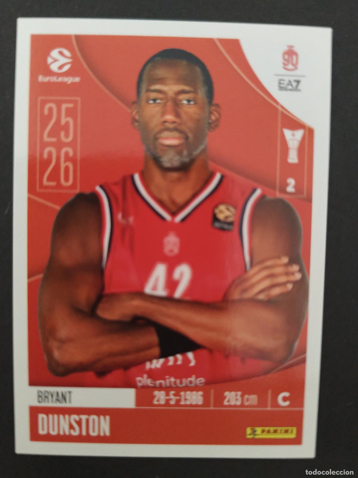 Sammelleidenschaft Sport: 145 BRYANT DUNSTON OLIMPIA MILANO EUROLEAGUE 2025 2026 25 26 BALONCESTO