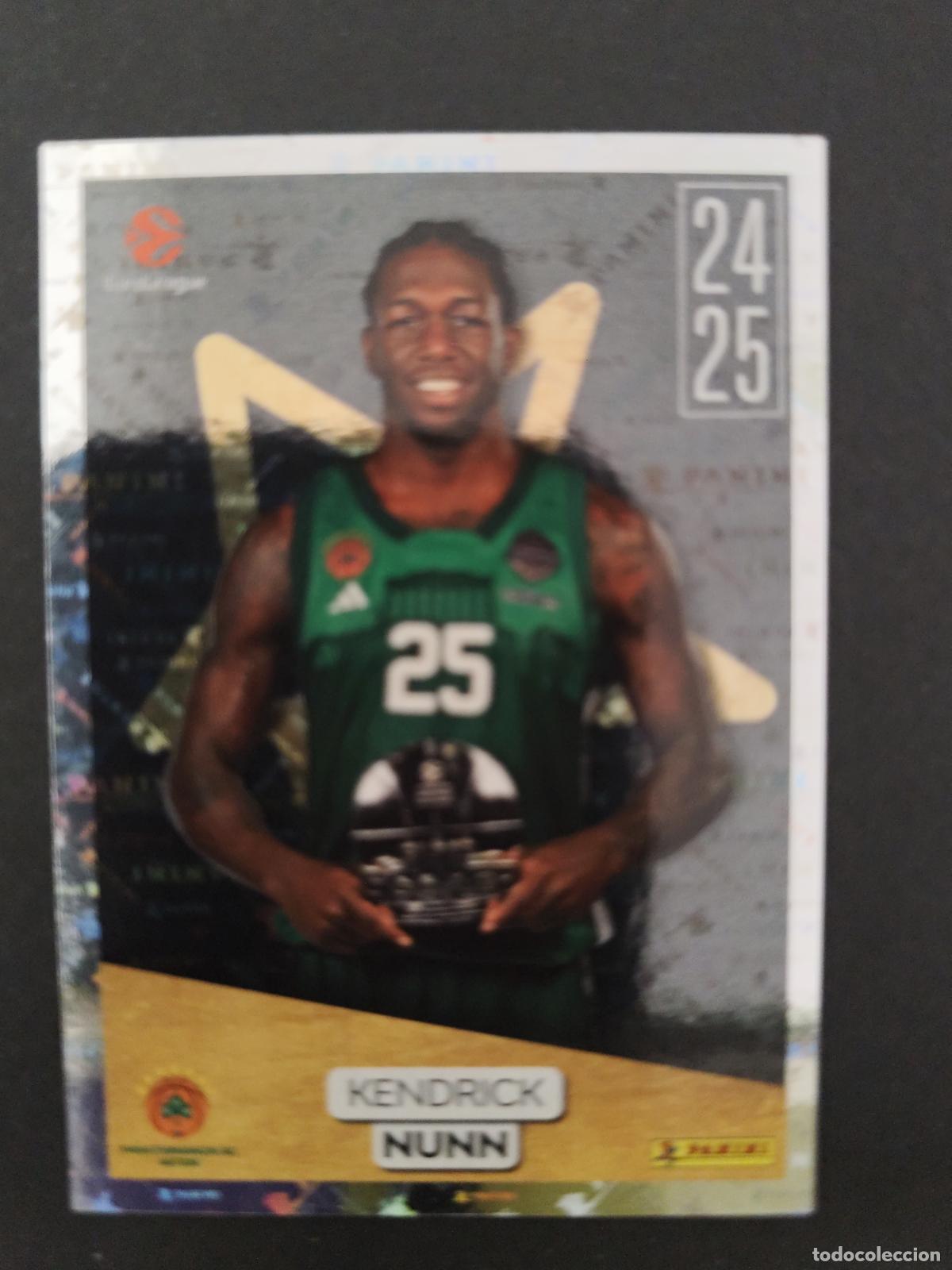 Sammelleidenschaft Sport: 386 KENDRICK NUNN PANATHINAIKOS AWARDS EUROLEAGUE 2025 2026 25 26 BALONCESTO