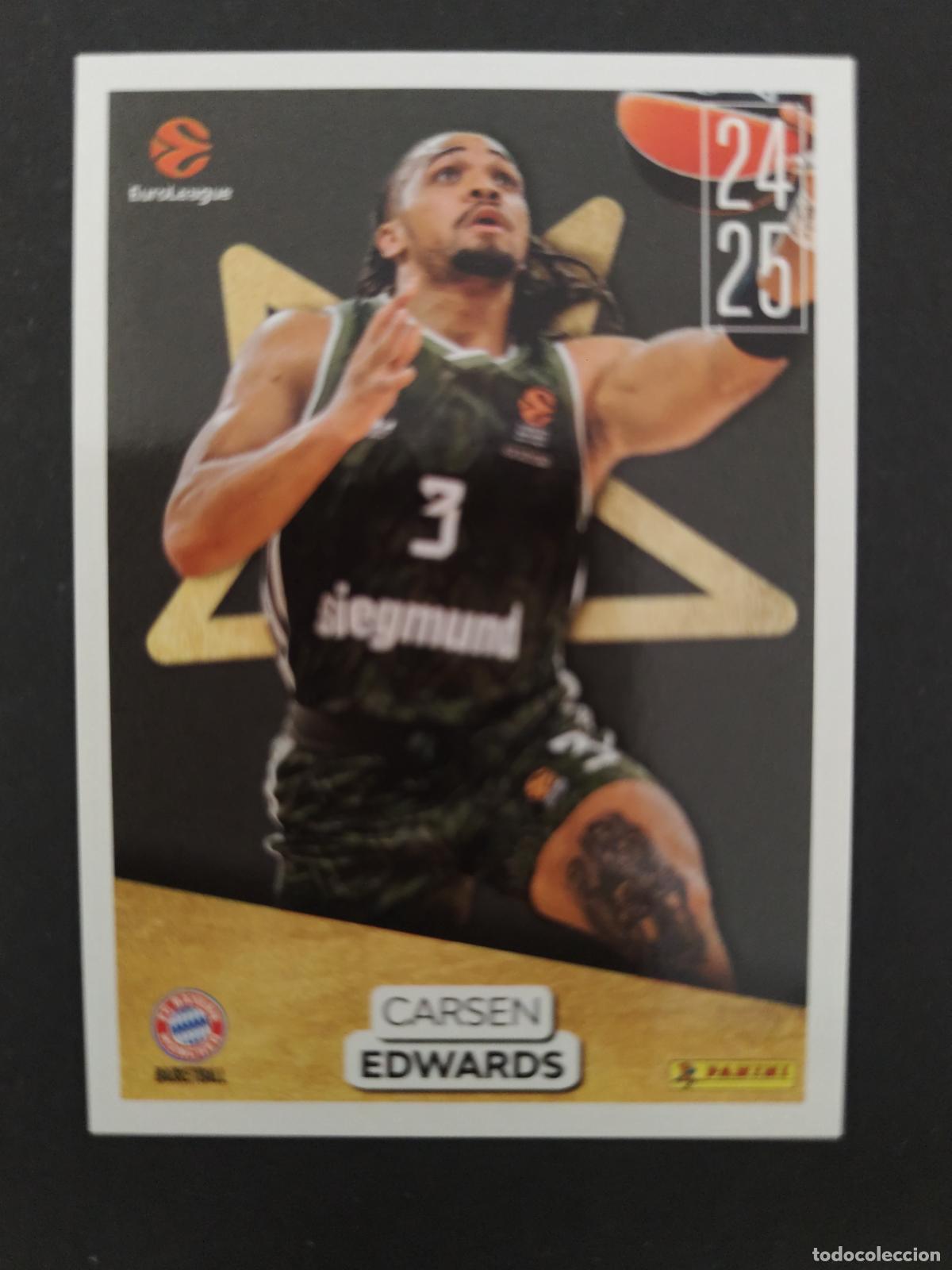 Sammelleidenschaft Sport: 388 CARSEN EDWARDS BAYERN M&Uacute;NICH AWARDS EUROLEAGUE 2025 2026 25 26 BALONCESTO