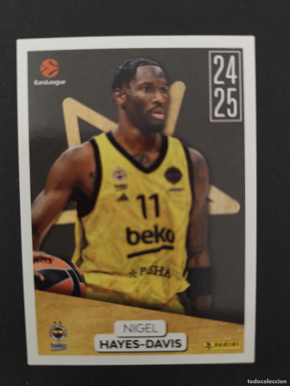 Sammelleidenschaft Sport: 391 NIGEL HAYES-DAVIS FENERBAH&Ccedil;E AWARDS EUROLEAGUE 2025 2026 25 26 BALONCESTO