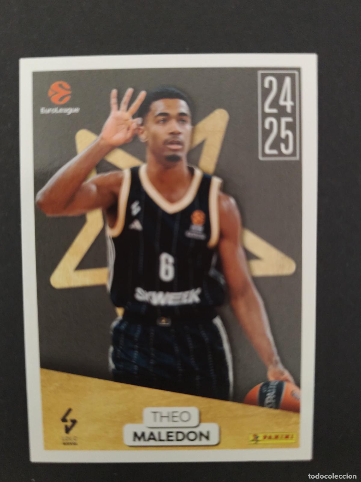 Sammelleidenschaft Sport: 393 THEO MALEDON ASVEL VILLEURBANNE AWARDS EUROLEAGUE 2025 2026 25 26 BALONCESTO