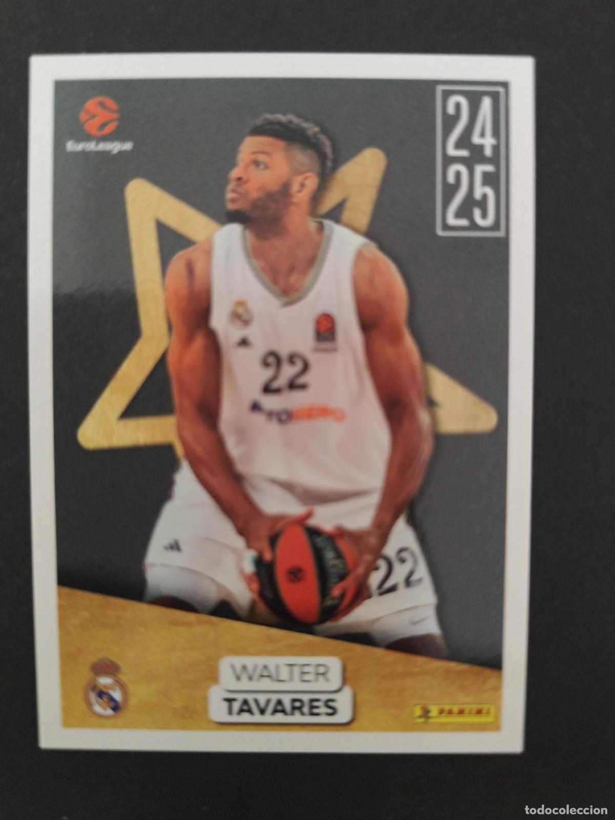 Sammelleidenschaft Sport: 396 WALTER TAVARES REAL MADRID AWARDS EUROLEAGUE 2025 2026 25 26 BALONCESTO