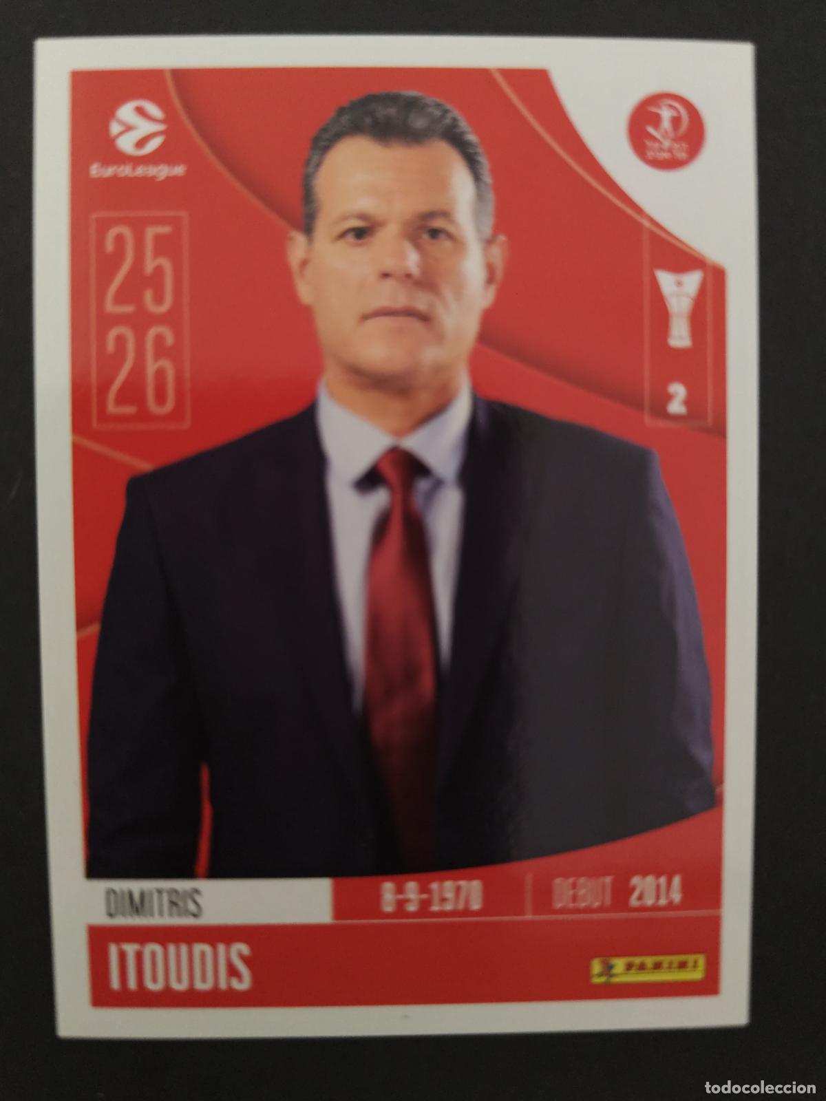 Sammelleidenschaft Sport: 198 DIMITRIS ITOUDIS HAPOEL TEL AVIV EUROLEAGUE 2025 2026 25 26 BALONCESTO