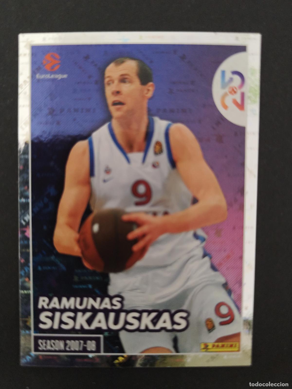 Sammelleidenschaft Sport: 402 RAMUNAS SISKAUSKAS CSKA MOSCOW EUROLEAGUE 2025 2026 25 26 BALONCESTO