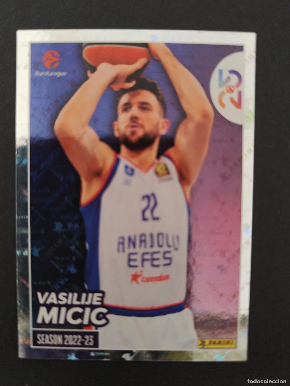 Sammelleidenschaft Sport: 407 VASILIJE MICIC ANADOLU EFES PILSEN EUROLEAGUE 2025 2026 25 26 BALONCESTO