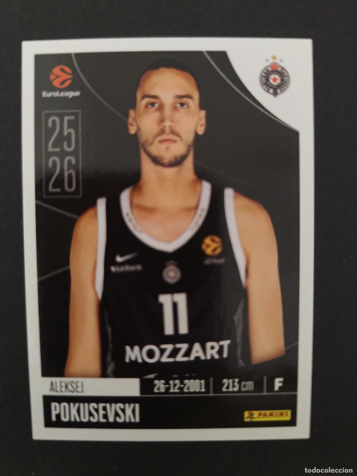 Sammelleidenschaft Sport: 309 ALEKSEJ POKUSEVSKI PARTIZAN BELGRADO EUROLEAGUE 2025 2026 25 26 BALONCESTO