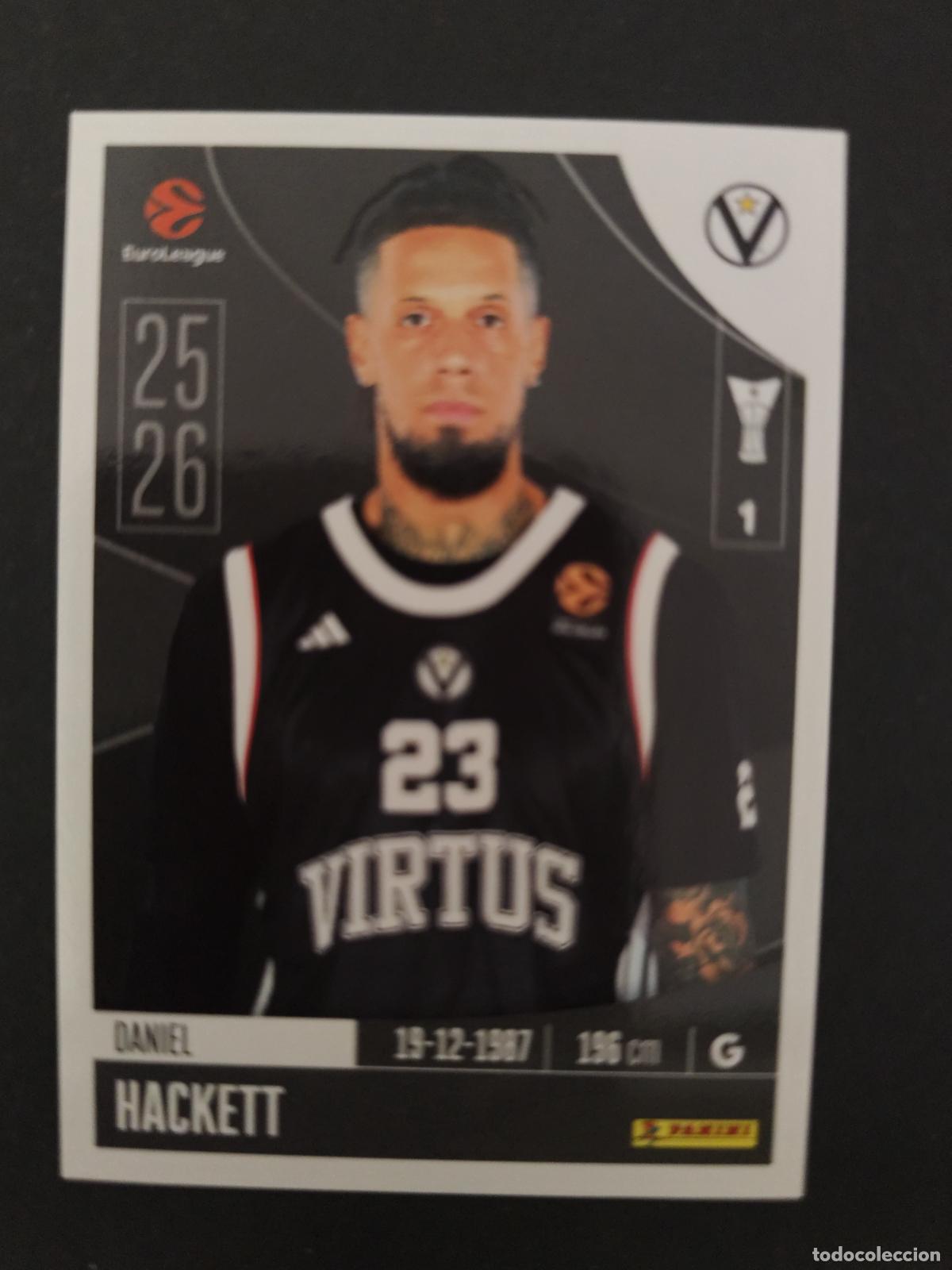 Sammelleidenschaft Sport: 357 DANIEL HACKETT VIRTUS BOLOGNA EUROLEAGUE 2025 2026 25 26 BALONCESTO