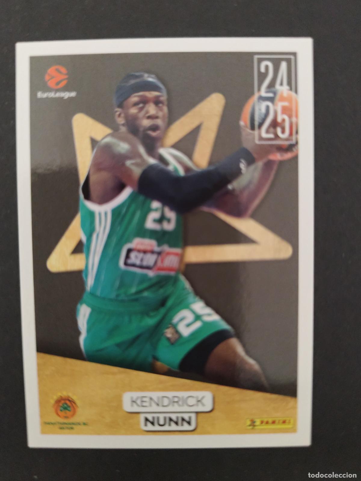 Sammelleidenschaft Sport: 389 KENDRICK NUNN PANATHINAIKOS AWARDS EUROLEAGUE 2025 2026 25 26 BALONCESTO