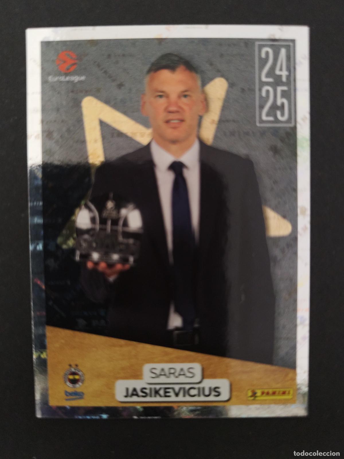 Sammelleidenschaft Sport: 399 SARAS JASIKEVICIUS FENERBAH&Ccedil;E AWARDS EUROLEAGUE 2025 2026 25 26 BALONCESTO