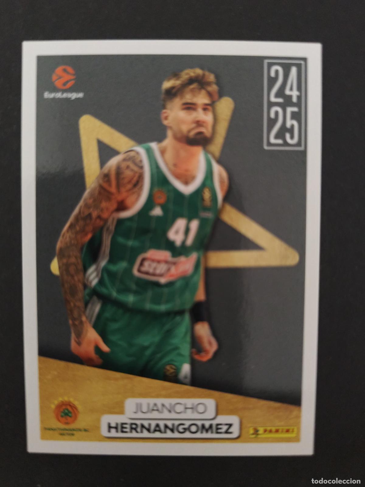 Coleccionismo deportivo: 395 JUANCHO HERNANGOMEZ PANATHINAIKOS AWARDS EUROLEAGUE 2025 2026 25 26 BALONCESTO