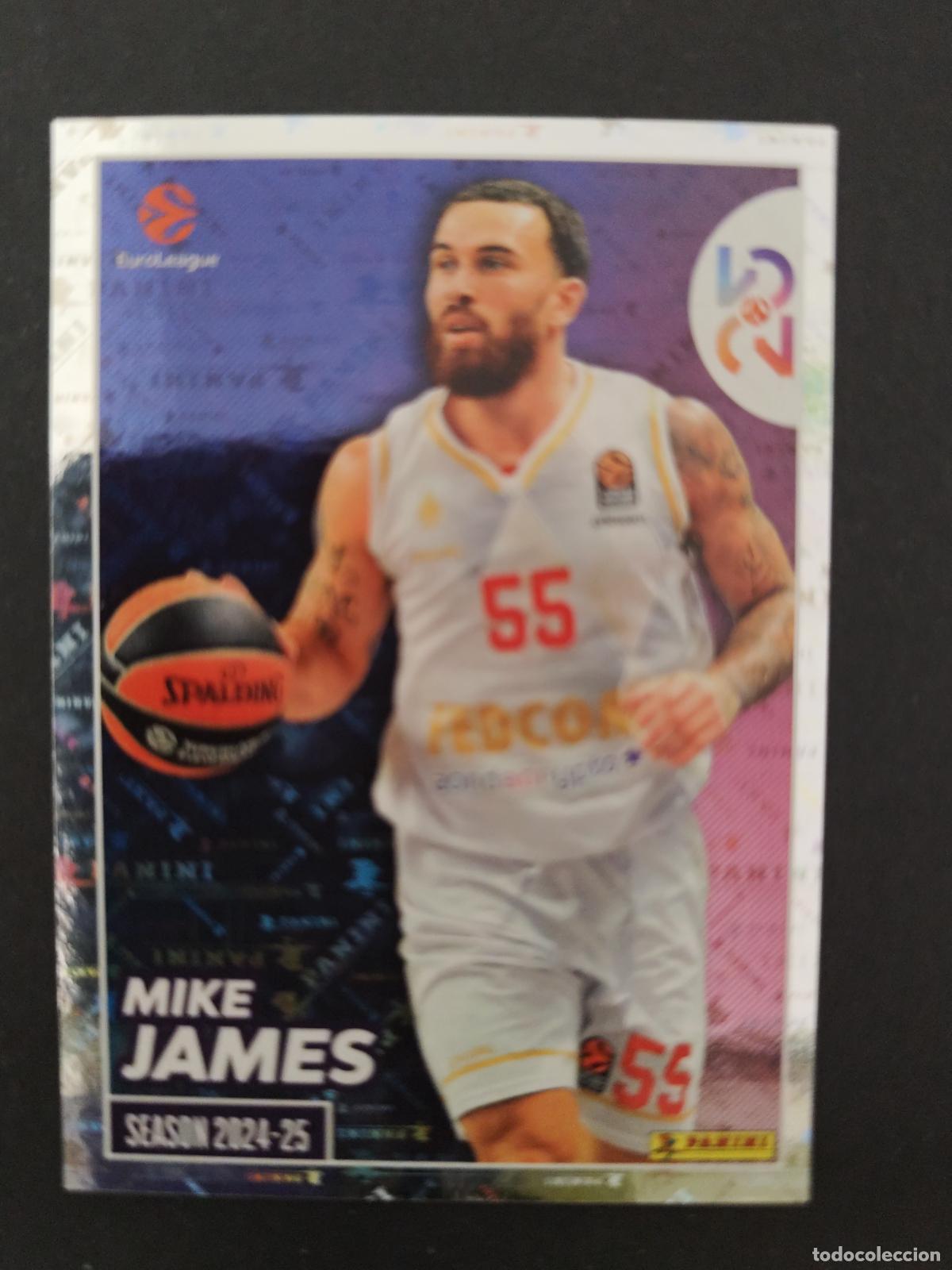 Coleccionismo deportivo: 406 MIKE JAMES AS MONACO EUROLEAGUE 2025 2026 25 26 BALONCESTO